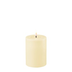 Bougie Cylindre LED 7,5 10 Ivoir