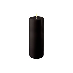 Bougie Cylindre LED 7,5 20 Noir