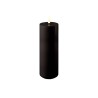 Bougie Cylindre LED 7,5 20 Noir