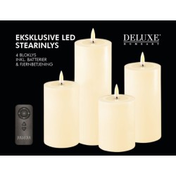 GIFTBOX 4 bougies Led Ivoir