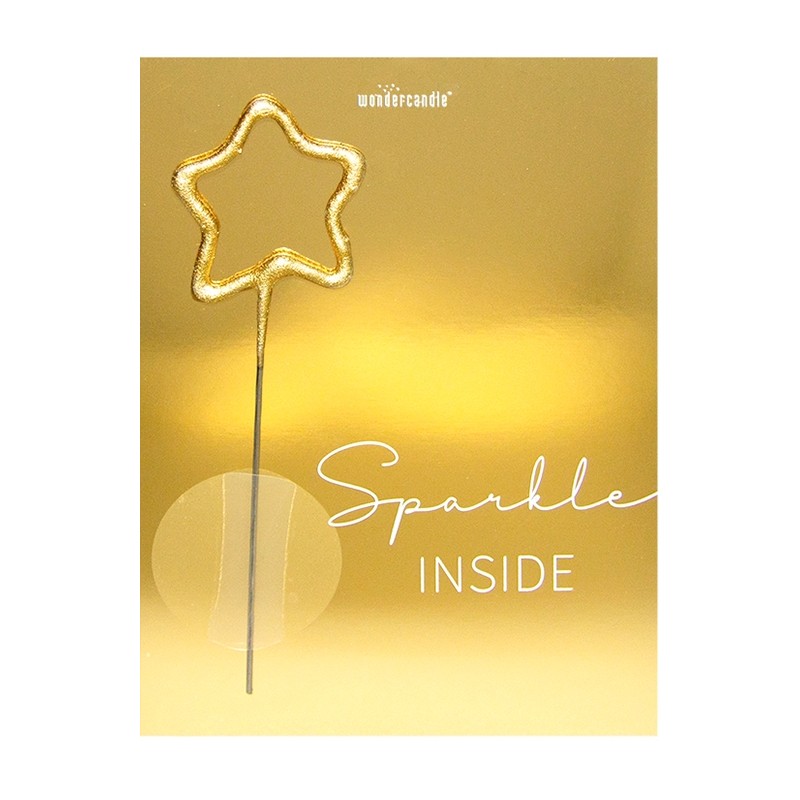 Carte SPARKLE INSIDE avec Cierge Magique