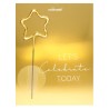 Carte LETS CELEBRATE TODAY avec cierge magique