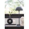 Tete statue abstraite en resine beige