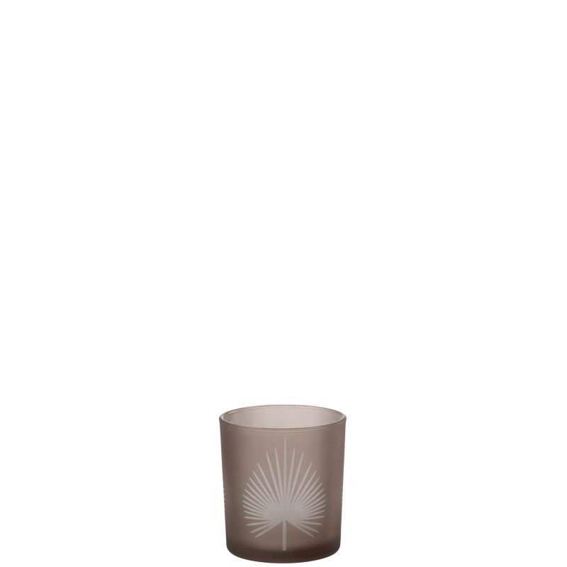Palmier photophores taupe