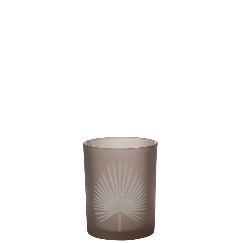 Palmier photophores taupe