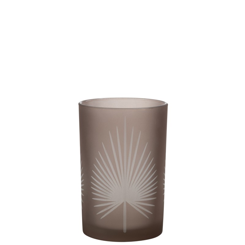 Palmier photophores taupe