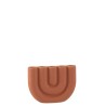 Arc chandelier 5 bougies Terracotta Rosé