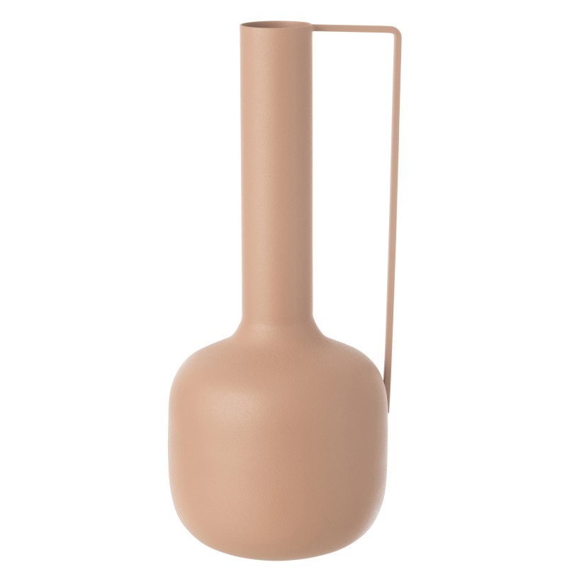 Obi Vase metal vieux rose