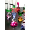Crystal chandelier rectangle Vert/Rose