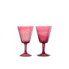 LILI verre feuilles color pop Rose