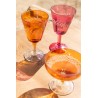LILI verre feuilles color pop Rose