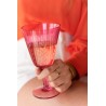 LILI verre feuilles color pop Rose
