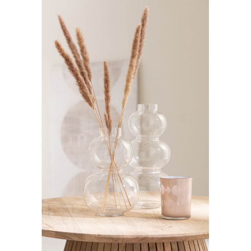 Louna photophores vieux rose/Nacre