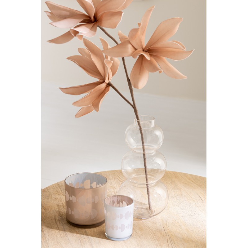 Louna photophores vieux rose/Nacre