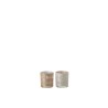 Louna photophores vieux rose/Nacre