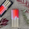 Bougie Neon Red/Or