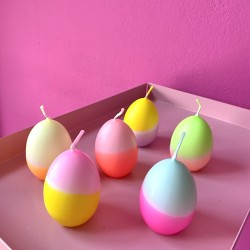 Oeufs Dip Dye Boite de 6 Bougies