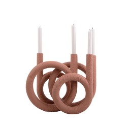 SNAKE Chandelier Terracotta