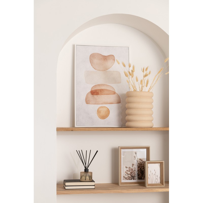 Bubble cachepot beige