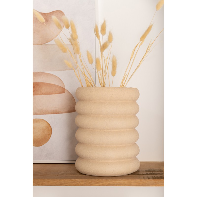 Bubble cachepot beige