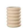 Bubble cachepot beige