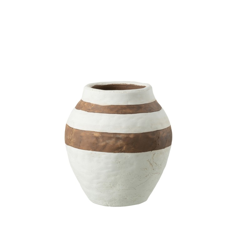 Kenia pot/vase deco terre cuite small