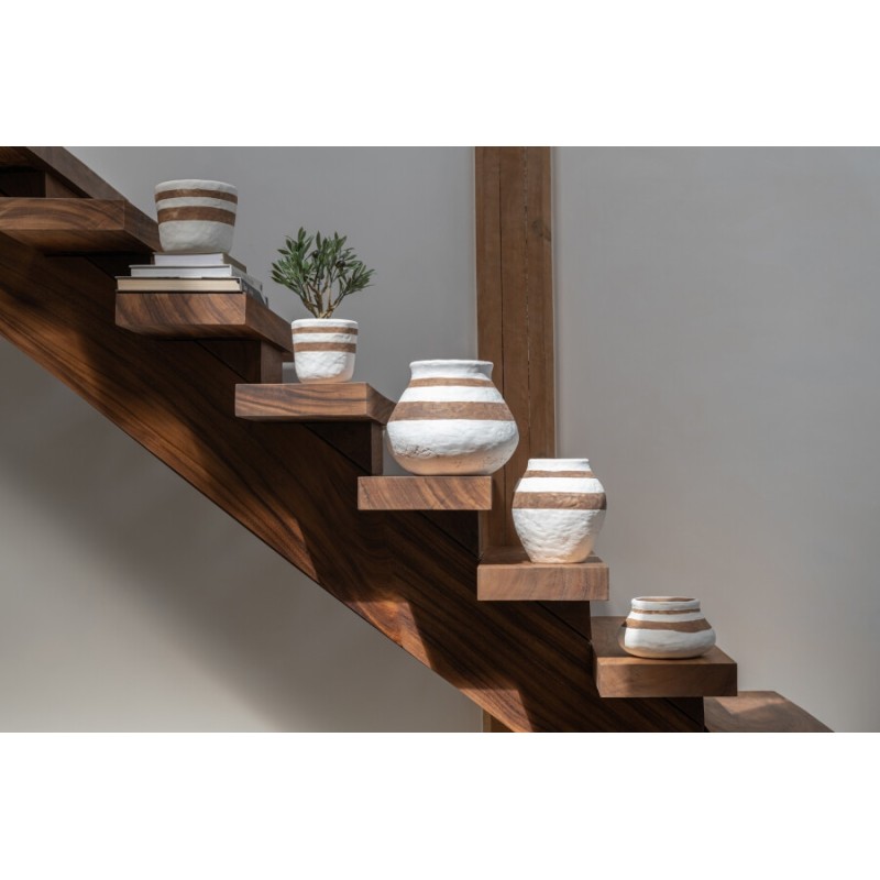 Kenia pot/vase deco terre cuite small