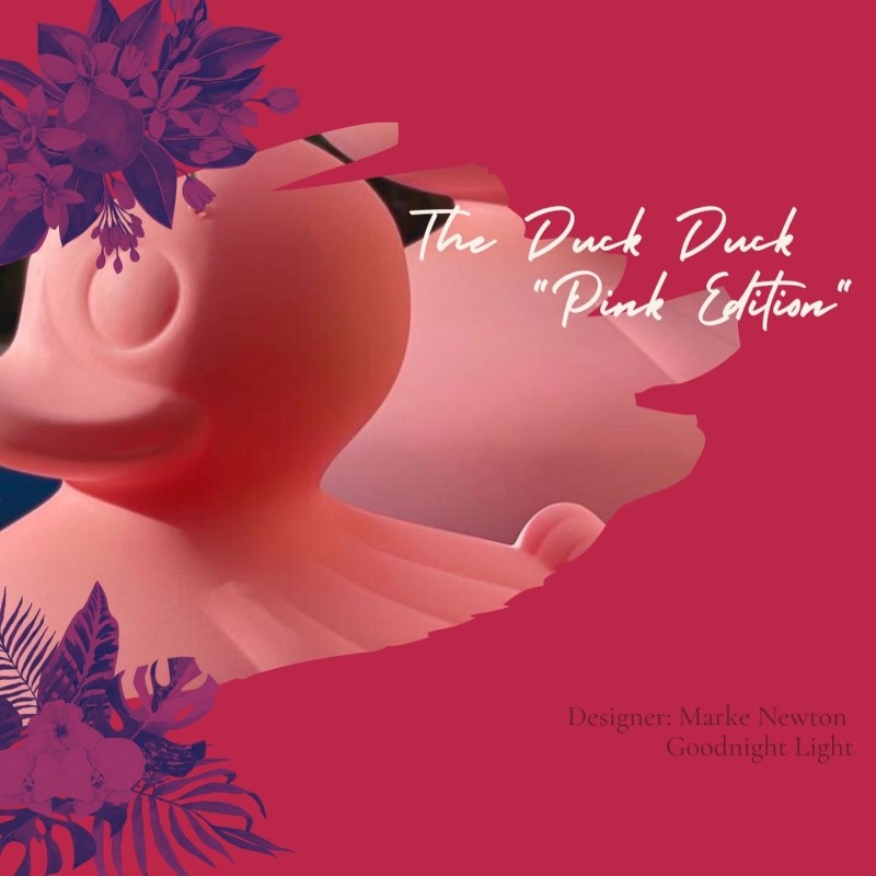 Lampe Duck Duck Rose
