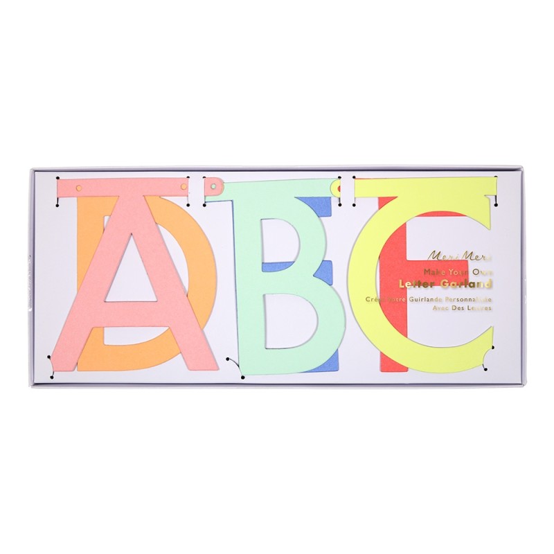 Kit guirlande lettres multico Neon