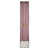 Chandelles de fêtes ultra fines Fushia metallique S/16