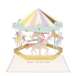 Carte de voeux Carousel