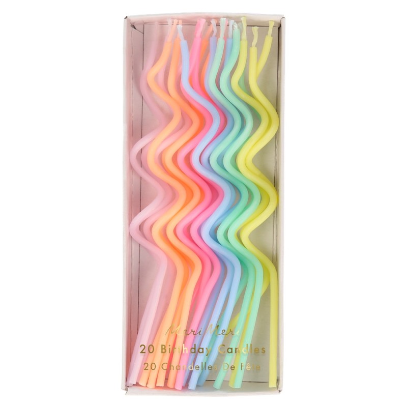 Chandelles de fêtes SWIRLY multico S/20