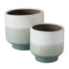 MINERA Pots céramique Vert Cactus