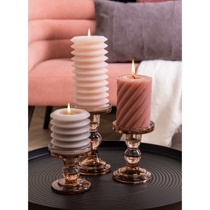 BEE Bougie cylindre Noir