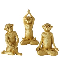 JULES Statues Yoga Dorées
