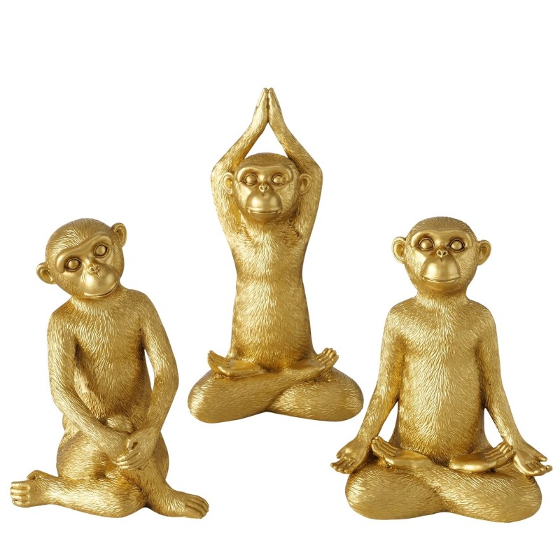 JULES Statues Yoga Dorées