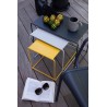 OULALA Set de 3 tables gigognes Bleu acapulco/ Gris Orage/ Menthe Glaciale