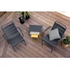 OULALA Set de 3 tables gigognes Bleu acapulco/ Gris Orage/ Menthe Glaciale