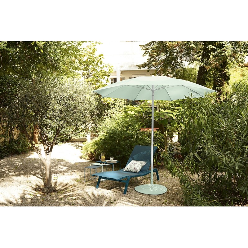 OULALA Set de 3 tables gigognes Bleu acapulco/ Gris Orage/ Menthe Glaciale