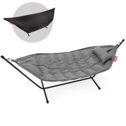 Hamac Superb Rock Grey Version DELUXE avec rack Noir