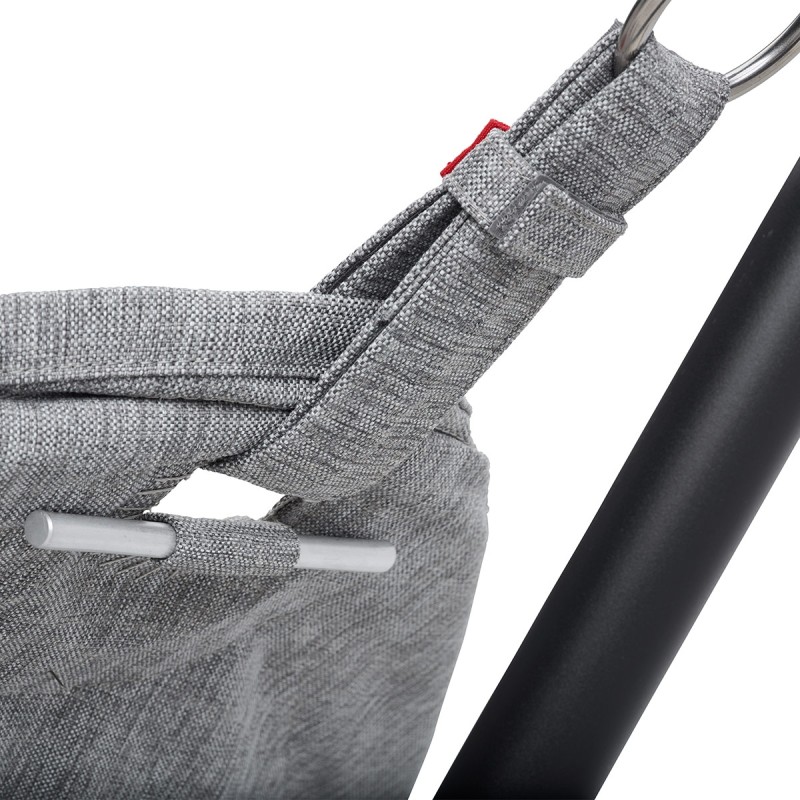 Hamac Superb Rock Grey Version DELUXE avec rack Noir