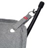 Hamac Superb Rock Grey Version DELUXE avec rack Noir