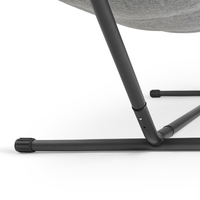 Hamac Superb Rock Grey Version DELUXE avec rack Noir