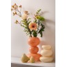 BIRDY Statue en verre jaune
