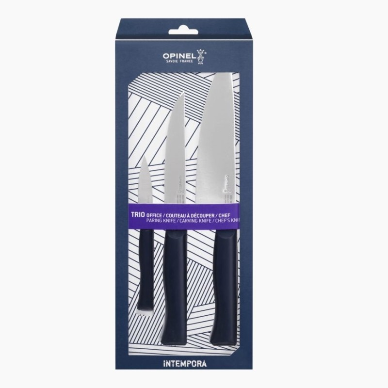 Coffret trio de couteaux /Intempora
