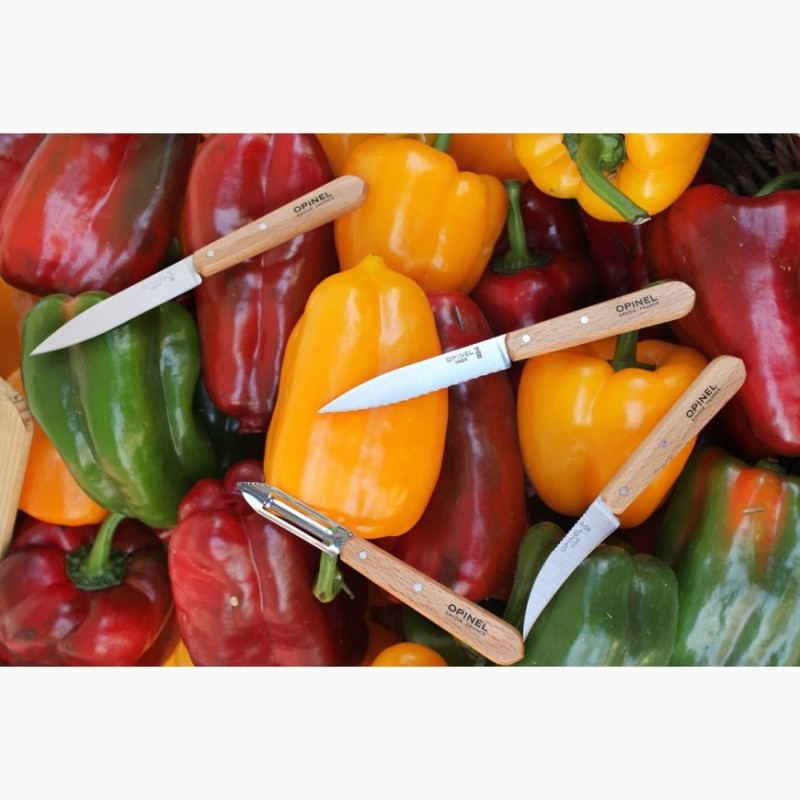 Coffret 4 couteaux Les essentiels du cuisinier /Naturel