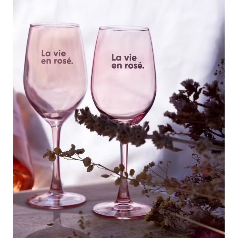 La vie en Rosé S/2 Verres