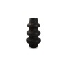 TUBO Vases en grès Noir