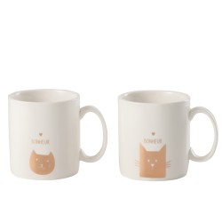 Mug Chaton BONHEUR doré