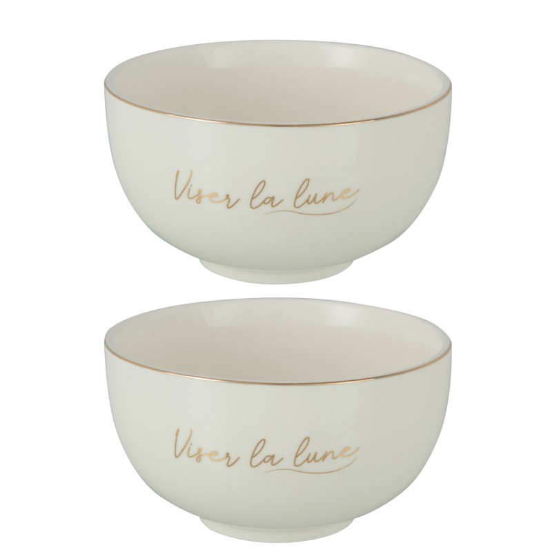 Bols 500ml S/2 Viser la lune